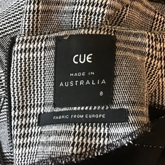 CUE houndstooth dress size 8 - Picture 4 of 6